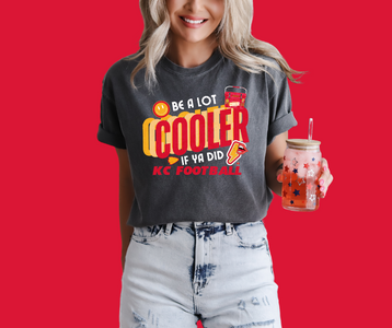 FOOTBALL VERSION - Be A Lot Cooler If Ya Did Pepper Tee - FRONT ONLY DESIGN - The Red Rival