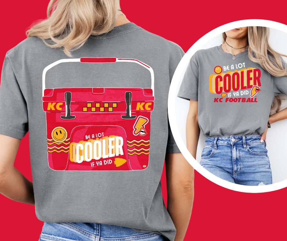 FOOTBALL VERSION - Be A Lot Cooler If Ya Did Grey Tee - The Red Rival