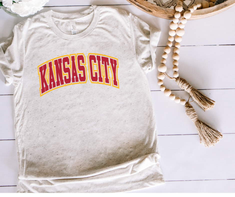 Varsity Red & Gold Kansas City Oatmeal Tee - The Red Rival