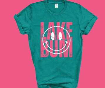 Lake Bum Jade Tee - The Red Rival