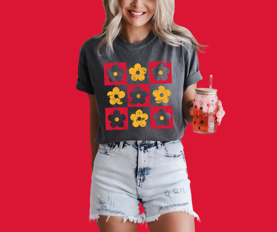 KC Flower Power Pepper Tee - The Red Rival