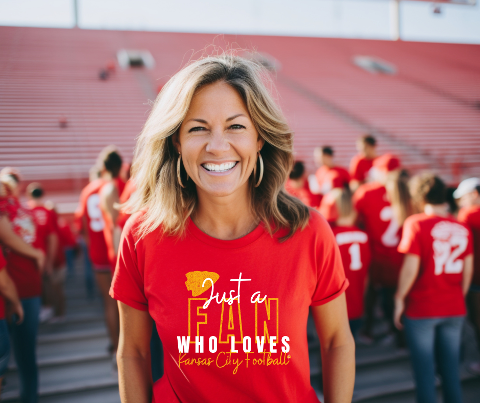 Just a Fan Who Loves Kansas City Football Red Tee - The Red Rival