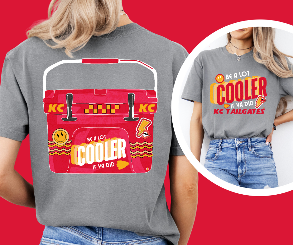 TAILGATE VERSION - Be A Lot Cooler If Ya Did Grey Tee - The Red Rival