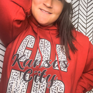 Kansas City Champs Darker Red Hoodie - The Red Rival