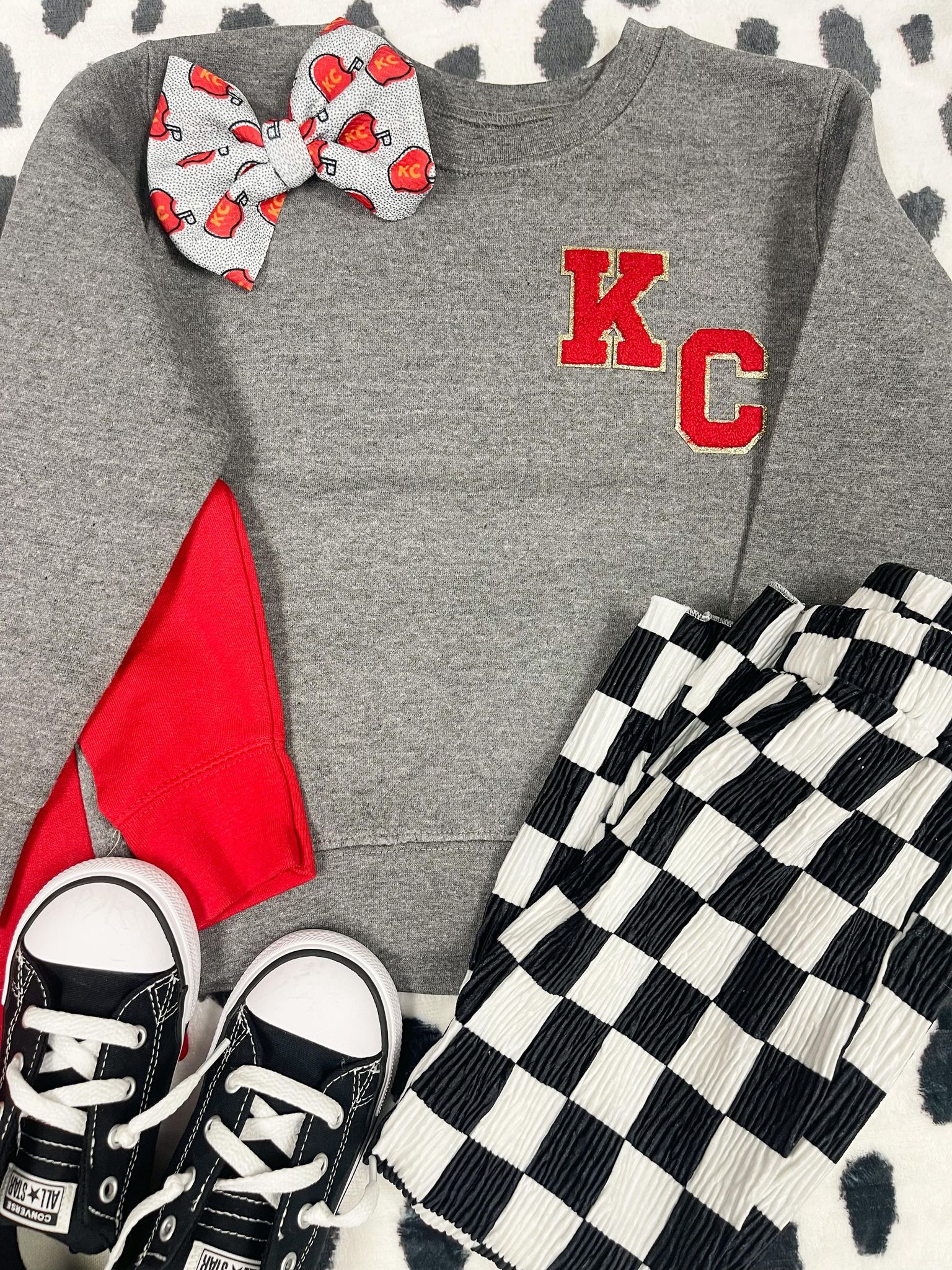 buffalo plaid chiefs sweatshirt