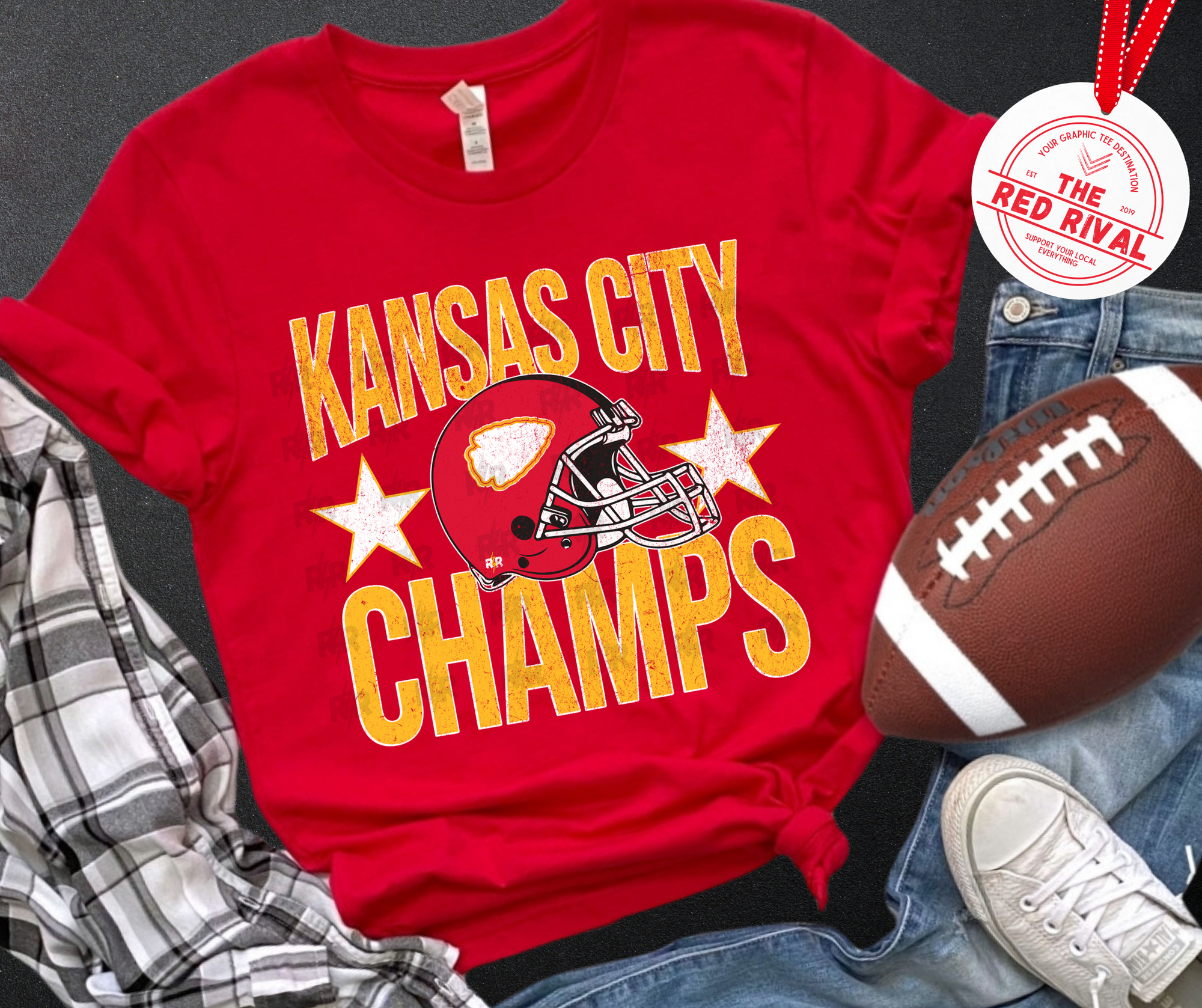 Stars Kansas City Champs Red Tee or Sweatshirt