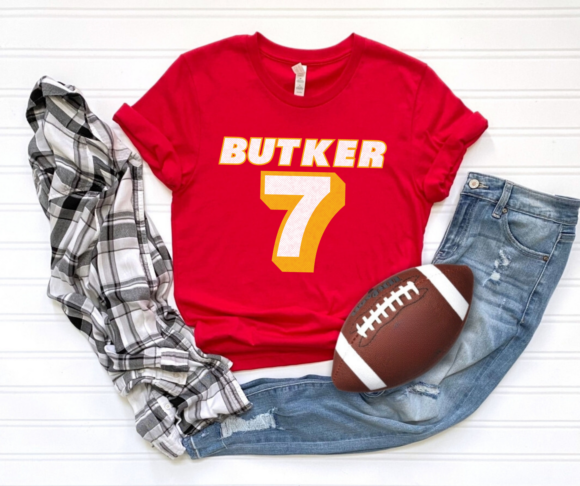 Butker #7 Red Tee - The Red Rival