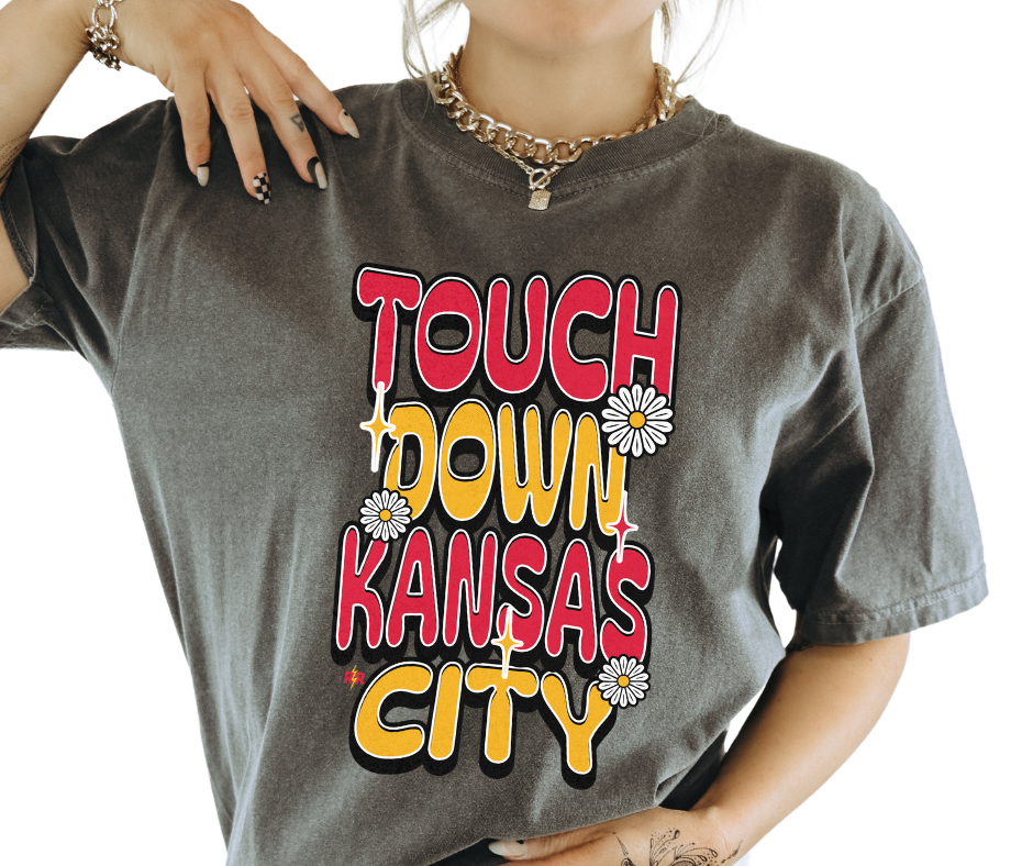 Touch Down Kansas City Pepper Tee - The Red Rival