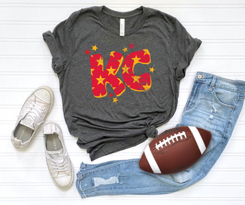 KC Stars Dark Grey Tee - The Red Rival