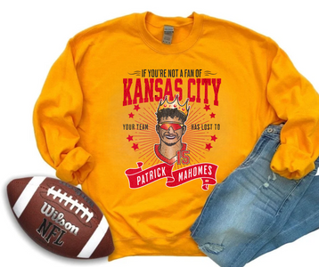 Kansas City Football Champions Repeat with Leopard Arrow Red Tee or Sw –  Bella B KC LLC ~ Boutique