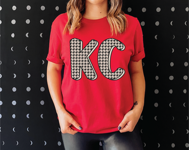 Sunday Funday Kansas City Heather Red Tee