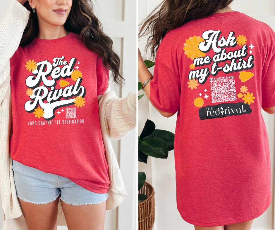 Retro The Red Rival Ask Me About My T-Shirt Red Tee - The Red Rival
