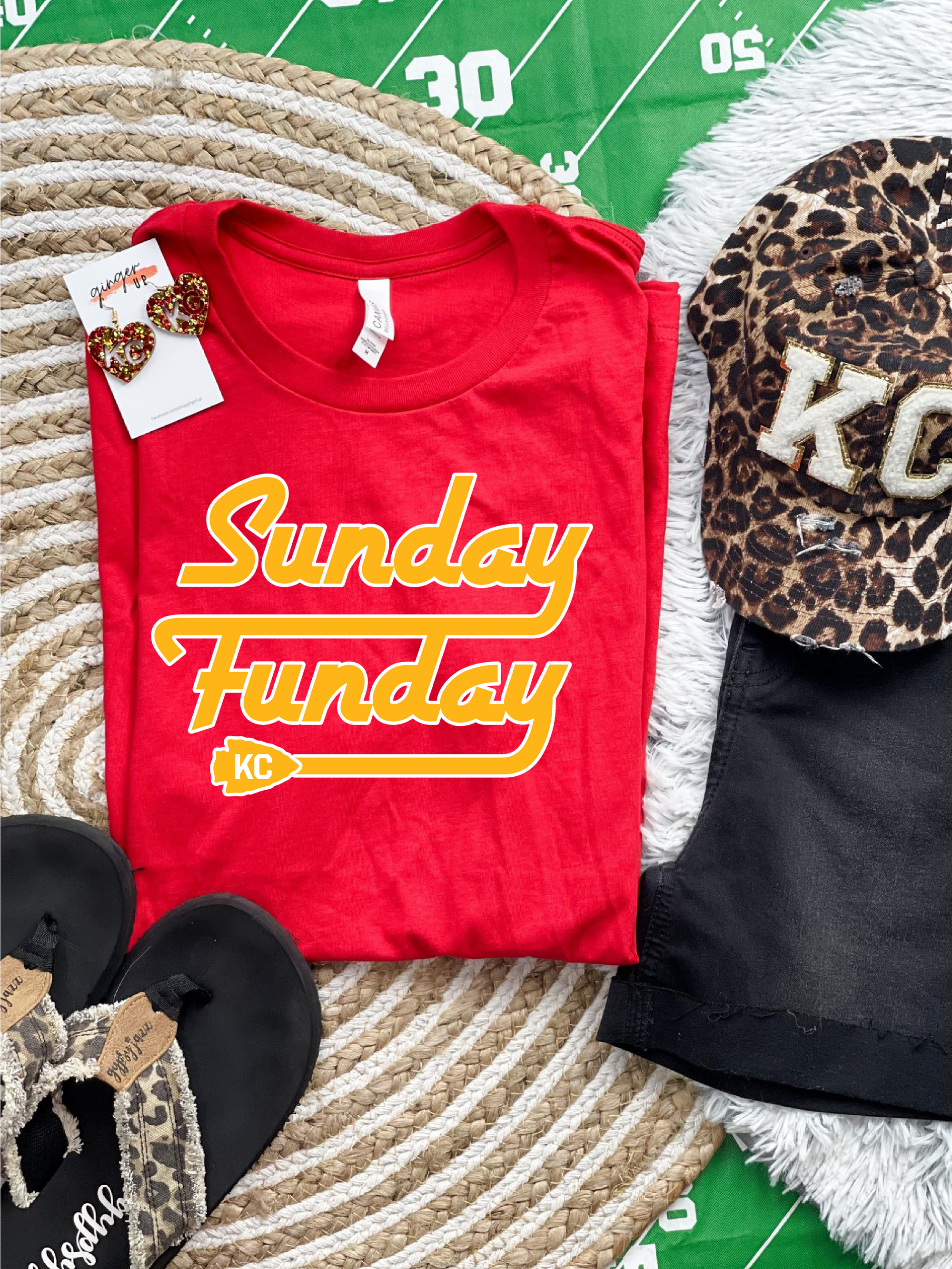 Sunday Funday on Red Tee - The Red Rival