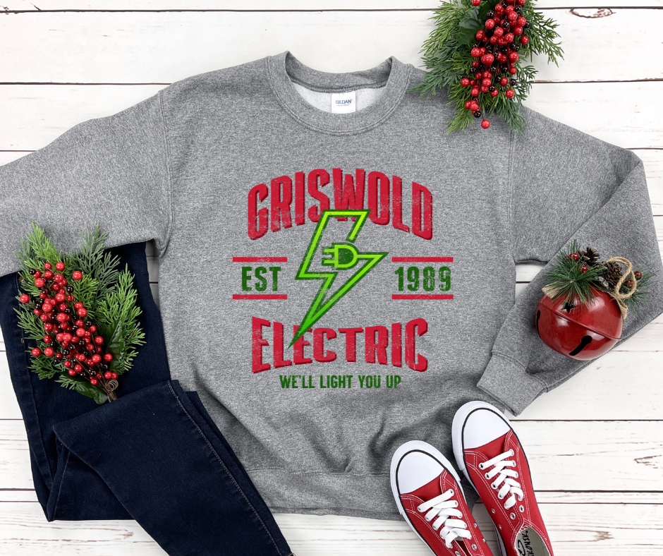 Griswold Electric Red/Green Ink Sweatshirt