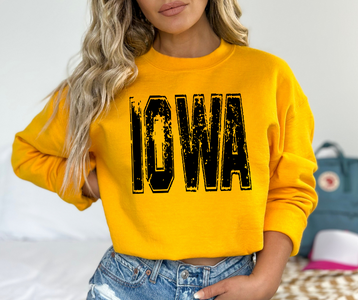 Black Iowa Gold Sweatshirt - The Red Rival