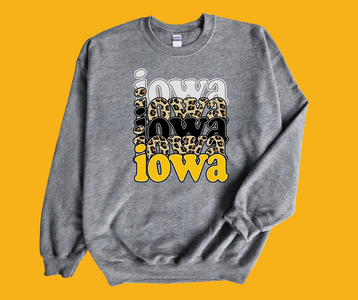 Iowa Repeat Grey Sweatshirt - The Red Rival