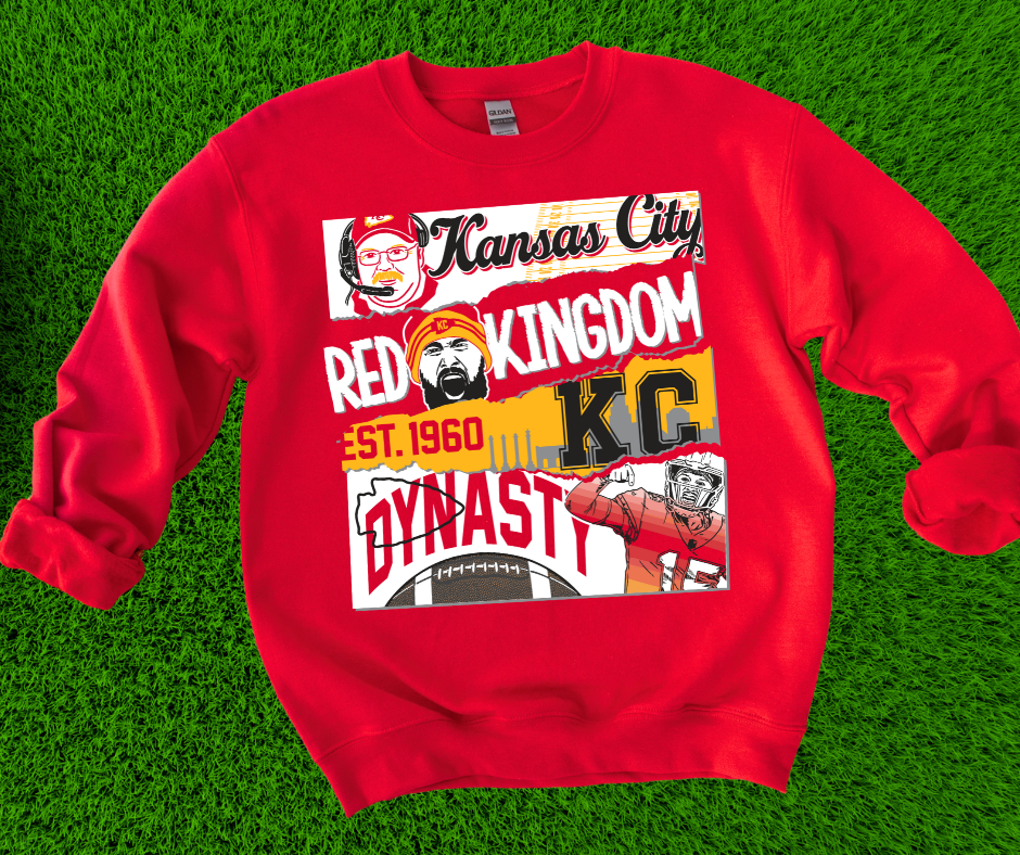 KC Poster Red Sweatshirt