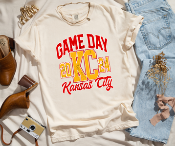 Kansas City Game Day 2024 Ivory Tee - The Red Rival