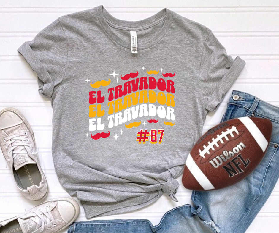 El Travador Grey Graphic Tee - The Red Rival