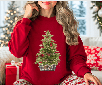 Cardinal Christmas Tree CARDINAL Red Sweatshirt - Wholesale - The Red Rival