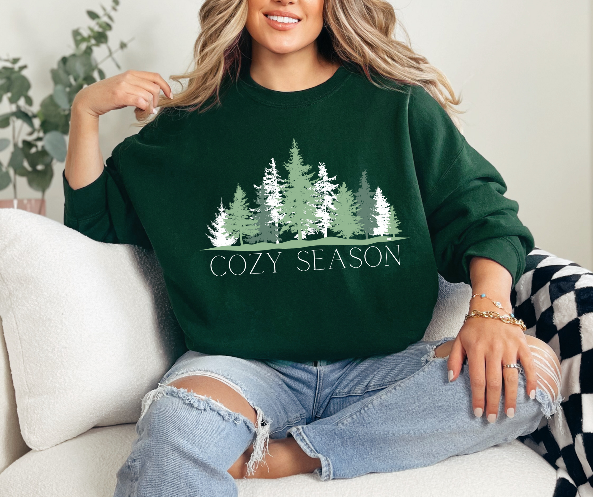 Cozy Season Forest Sweatshirt