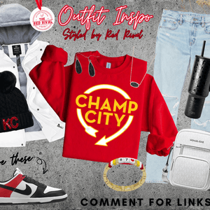 Champ City Red Tee or Sweatshirt - Tees - The Red Rival