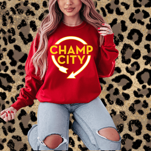 Champ City Red Tee or Sweatshirt - Tees - The Red Rival