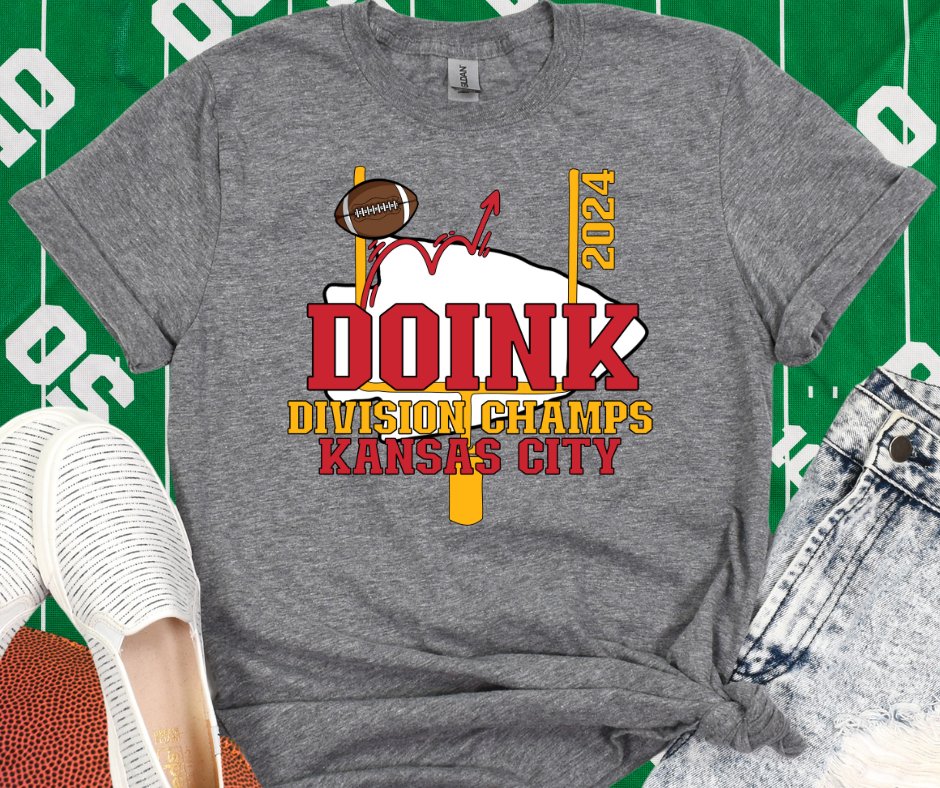 DOINK Division Champs GREY Sweatshirt or Tee (FINAL SALE) - Tees - The Red Rival