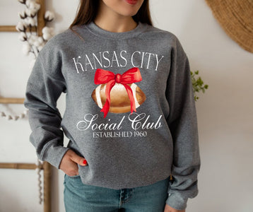 *DOTD* Kansas City Social Club Grey Sweatshirt - Graphic Tee - The Red Rival