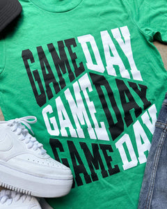 Game Day Repeat Green Tee - Tees - The Red Rival