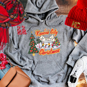 It's a Kansas City Christmas Crown Center Hoodie (Select Your Color) - Tees & Sweatshirts - The Red Rival