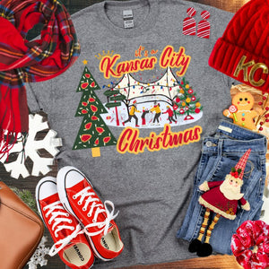 It's a Kansas City Christmas Crown Center Tee (Select Your Color) - Tees & Sweatshirts - The Red Rival