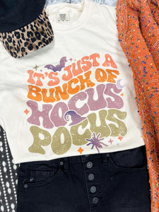 It's Just a Bunch of Hocus Pocus Ivory Graphic Tee - Apparel & Accessories - The Red Rival