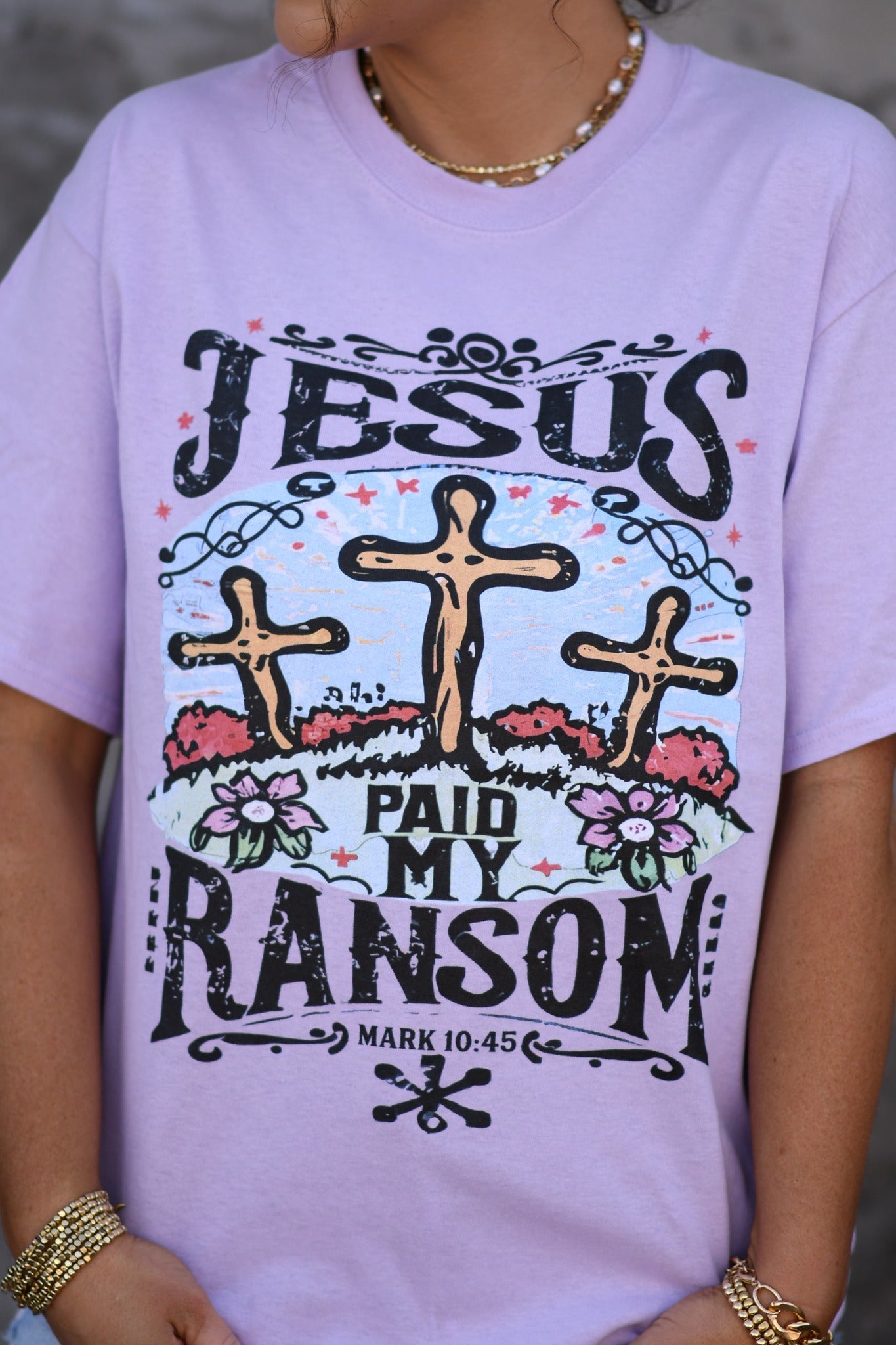 Jesus Paid My Ransom Graphic Tee - Graphic Tee - The Red Rival