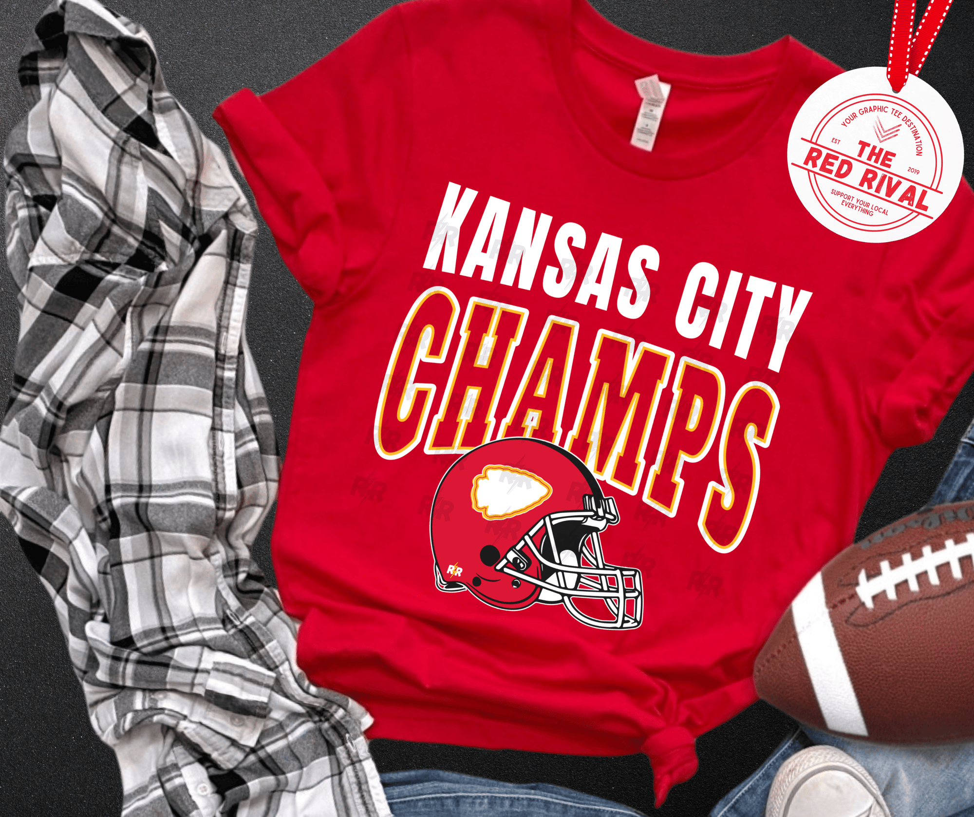 Kansas City Champs Red Tee or Sweatshirt - Tees - The Red Rival