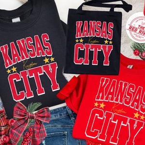 Kansas City Kingdom Black Sweatshirt or Tshirt (FINAL SALE) - Apparel & Accessories - The Red Rival