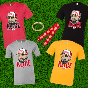 Kelce Hat - Pick Your TShirt Color - Tees - The Red Rival