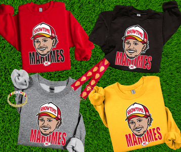 Mahomes Hat - Pick Your Sweatshirt Color - Tees - The Red Rival