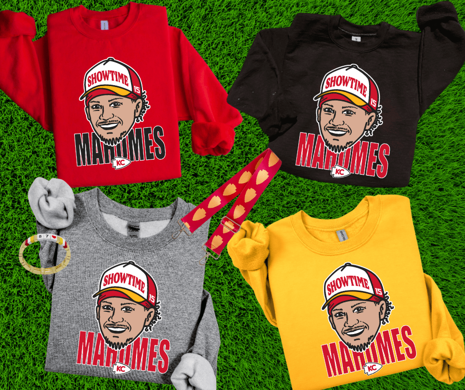 Mahomes Hat - Pick Your Sweatshirt Color - Tees - The Red Rival