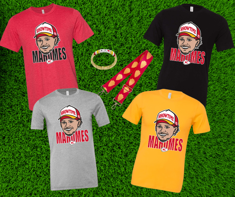 Mahomes Hat - Pick Your TShirt Color - Tees - The Red Rival