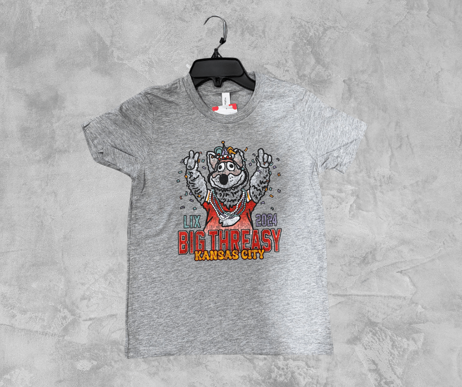 READY TO SHIP - Big Threasy KC Wolf Grey Tee (FINAL SALE) - Apparel & Accessories - The Red Rival