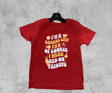 READY TO SHIP - I'm a Kansas City Fan Red Tee (FINAL SALE) - Apparel & Accessories - The Red Rival