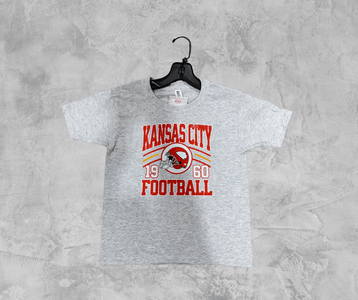 READY TO SHIP - Kansas City Football 1960 Ash Tee (FINAL SALE) - Apparel & Accessories - The Red Rival