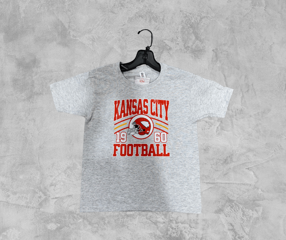 READY TO SHIP - Kansas City Football 1960 Ash Tee (FINAL SALE) - Apparel & Accessories - The Red Rival