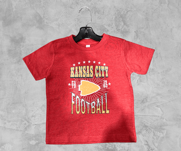 READY TO SHIP - Kansas City Football Red Tee (FINAL SALE) - Apparel & Accessories - The Red Rival