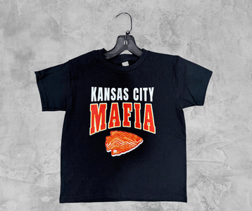 READY TO SHIP - Kansas City Mafia Black Tee (FINAL SALE) - Apparel & Accessories - The Red Rival