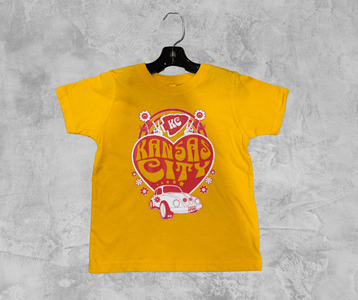 READY TO SHIP - Retro 1960 KC Car Gold Tee (FINAL SALE) - Apparel & Accessories - The Red Rival