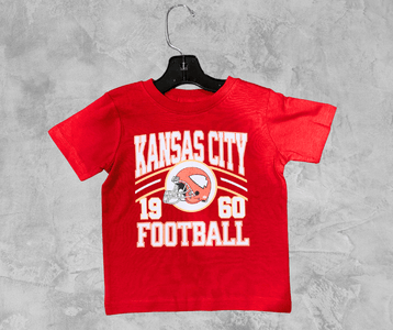 READY TO SHIP - Retro Kansas City Football 1960 Red Tee (FINAL SALE) - Apparel & Accessories - The Red Rival