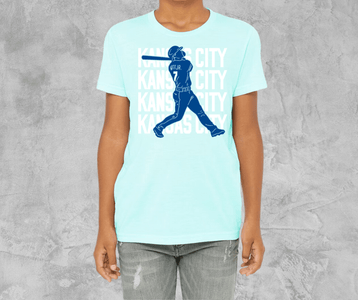 READY TO SHIP - Witt Jr. Repeat Kansas City Ice Blue Tee (FINAL SALE) - Apparel & Accessories - The Red Rival