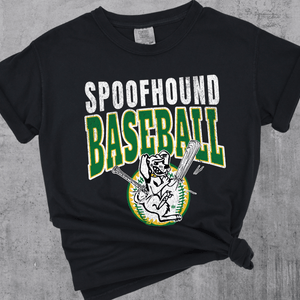 Spoofhound Baseball Broken Bat Black Tee or Sweatshirt - Tees - The Red Rival